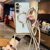 Crossbody Lanyard Magnetic Case For Samsung