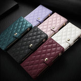 Crossbody Zipper Cards Solt Wallet Leather Case For iPhone