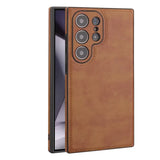Luxury Vintage PU Leather Case for Samsung