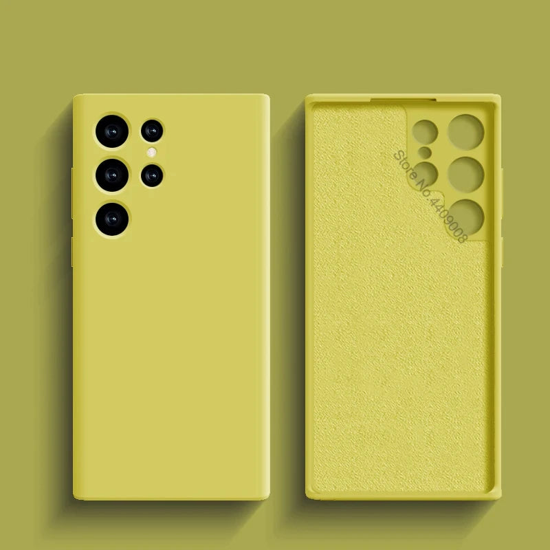 Liquid Soft Silicone Case For Samsung