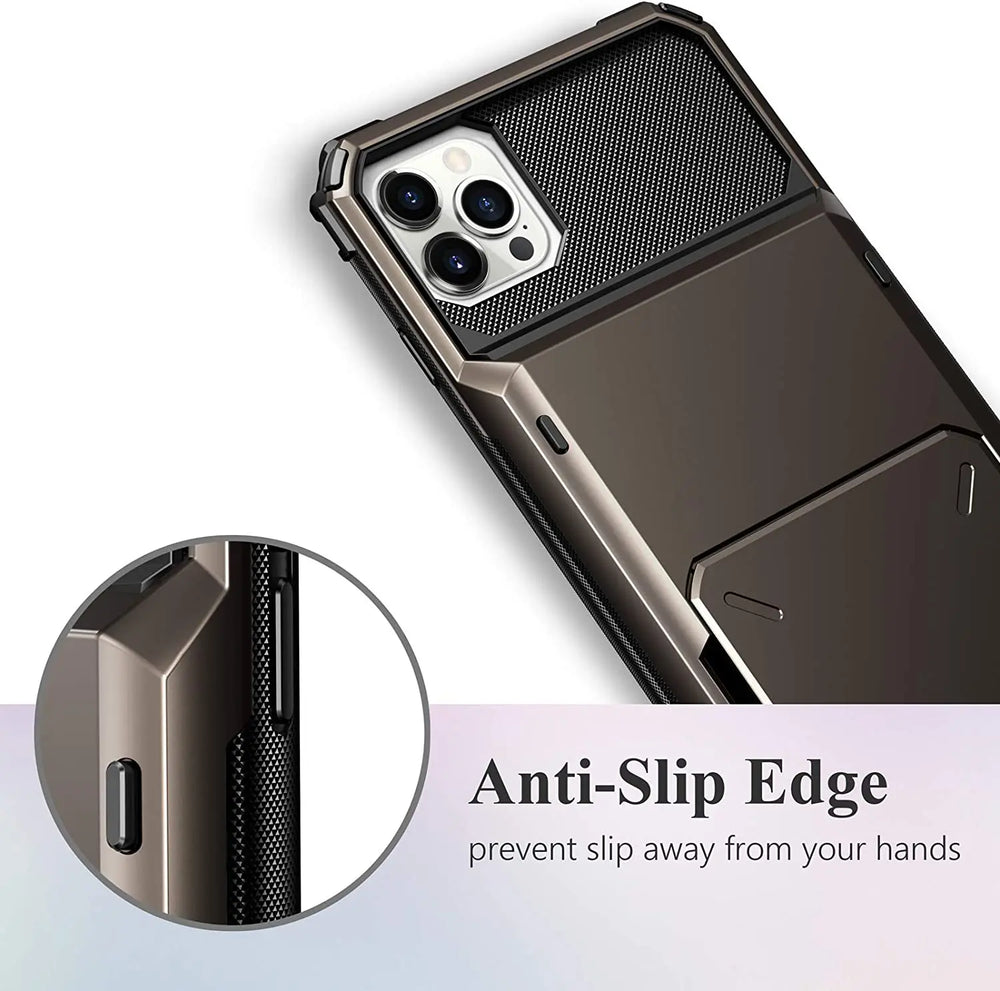 Card Slots Wallet Case For iPhone