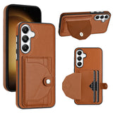 Fashion Leather Card Slots anti-fall Phone Cases For Samsung