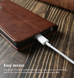 Funda Wallet Card Slot Luxury Leather Case For Samsung