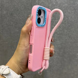 Luxury Wrist Strap Bracelet Lanyard Case For iPhone