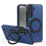 Rotating Stand Leather Magnetic Phone Case for Samsung