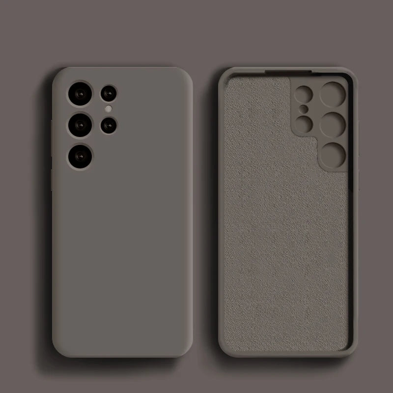 Liquid Soft Silicone Case For Samsung