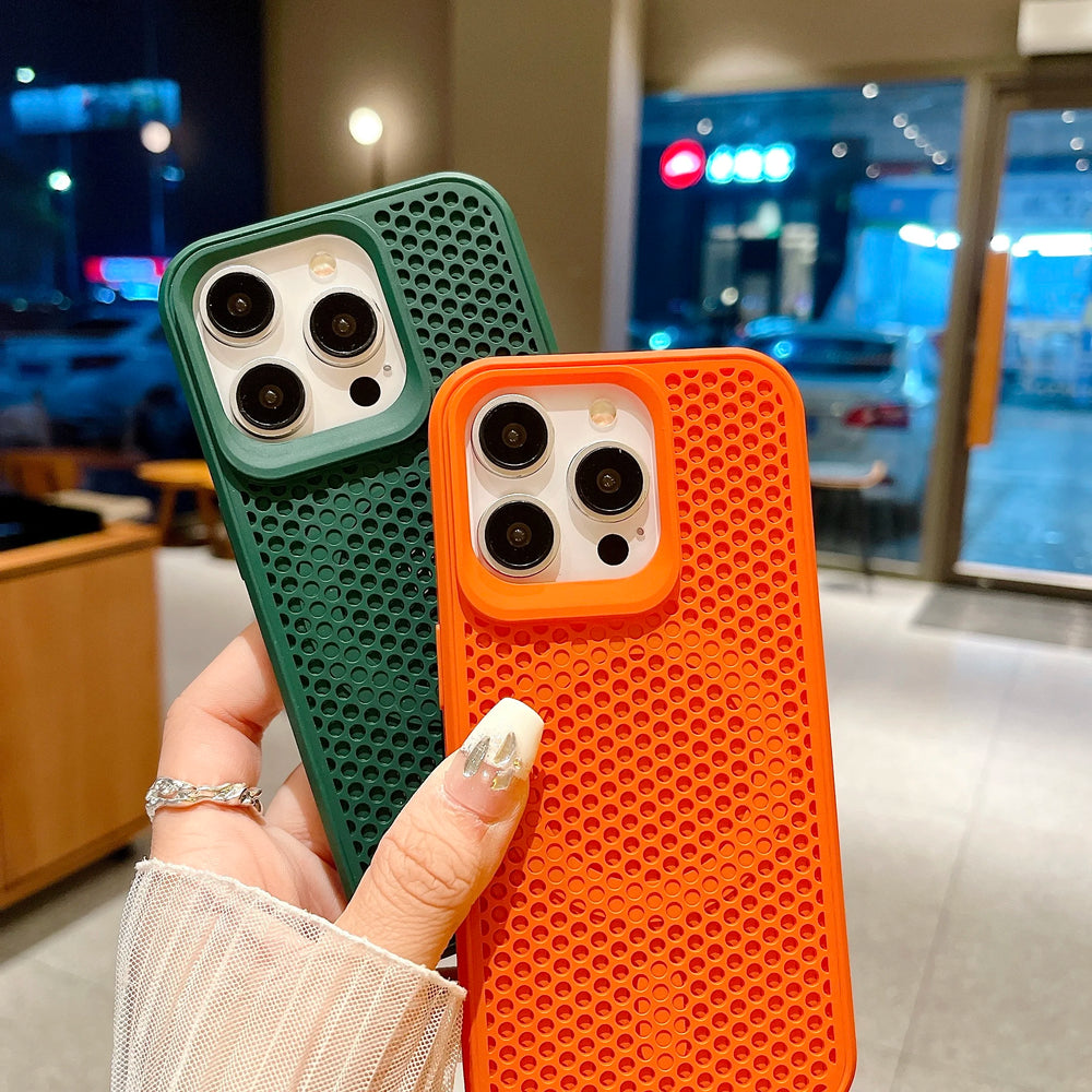 Heat Dissipation Mesh Case For iPhone