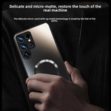 Male and Female Matte  Ultra-thin Magnetic case For Samsung