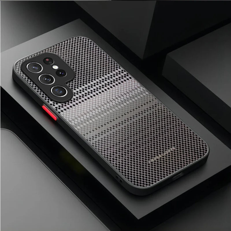 Luxury Real Aramid Fiber Matte Case For Samsung Galaxy
