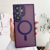 Matte Translucent Magsafe Case For Samsung