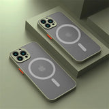 Shockproof Armor Matte Case For iPhone