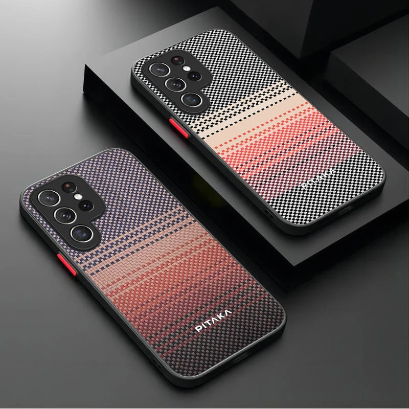 Luxury Real Aramid Fiber Matte Case For Samsung Galaxy