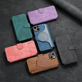 2 in 1 Detachable Leather Wallet For Magsafe Magnetic Phone Case For iPhone