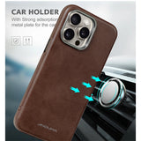 Ultra Thin Slim Leather For Magsafe Phone Case For iPhone