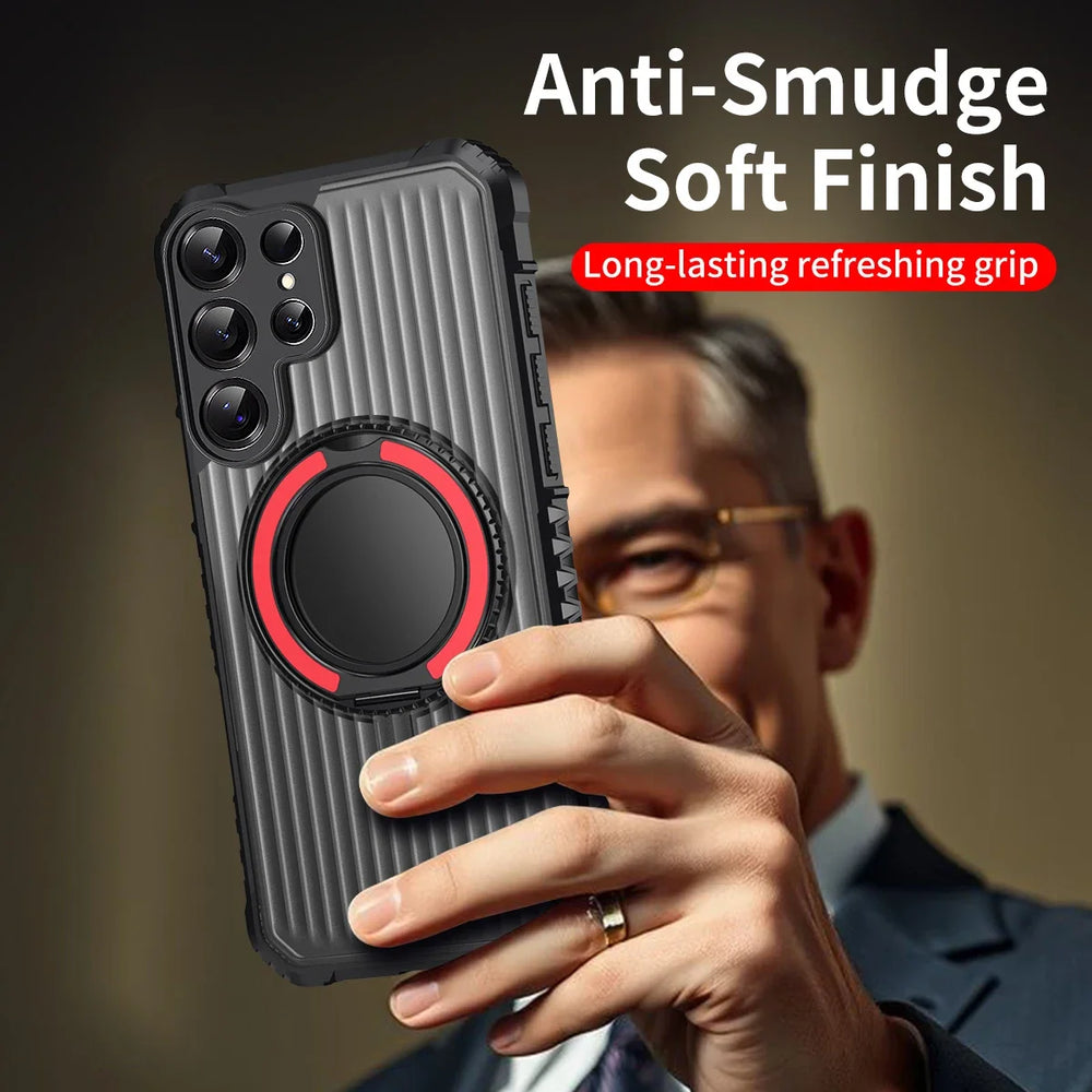360° Rotate Ring Stand Shockproof Armor Case For Samsung