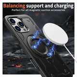 Shockproof Armor Metal Ring Holder Case For iPhone