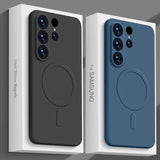 Liquid Silicone For Magsafe Magnetic Case For Samsung Galaxy