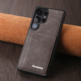 Leather Magnetic Case for Samsung
