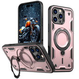 Shockproof Armor Metal Ring Holder Case For iPhone