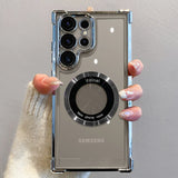 Luxury Plating Magnetic Case For Samsung