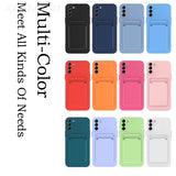 Luxury Soft Silicone Wallet Case For iPhone