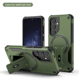Fold Stand Holder Magnetic Armor Case For Samsung