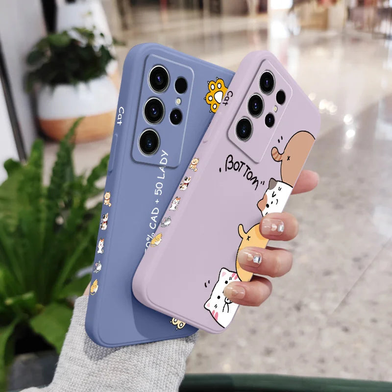 Cat Litter Phone Case For Samsung