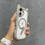 Cute Cat Ear Magsafe with Wrist Strap Chain Case for iPhone