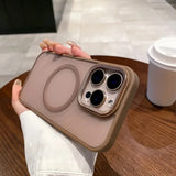 Luxury Matte Magsafe Phone Case For iPhone