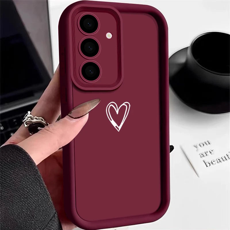 Simple Love TPU Case For Samsung Galaxy
