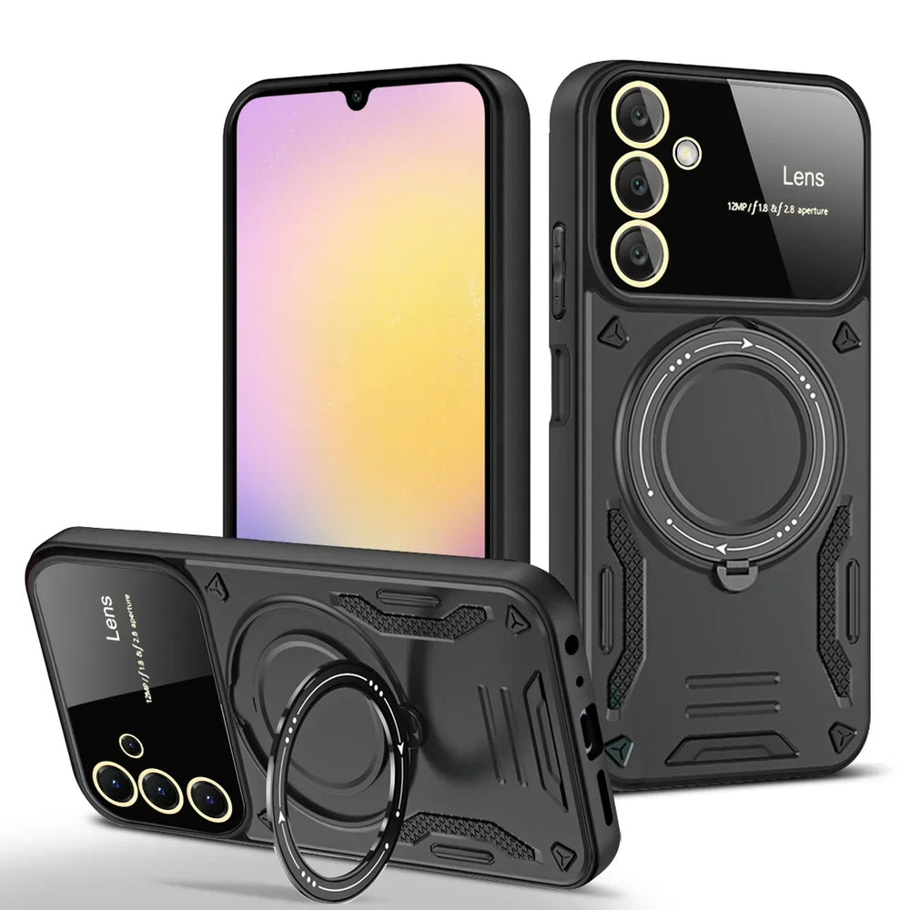 Shockproof Magnetic Ring Stand Armor Case For Samsung