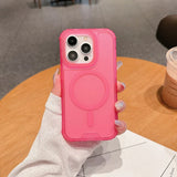 3 in 1 Magnetic Heavy Duty Armor Case for Magsafe IPhone