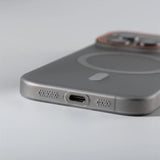 Ultra Thin Frosted Barcode MagSafe Phone Case for iPhone