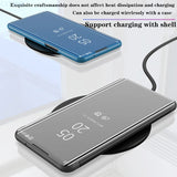 Luxury smart mirror flip phone case suitable for iPhone