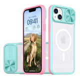 New Slide Camera Lens Protector Armor Case For iPhone
