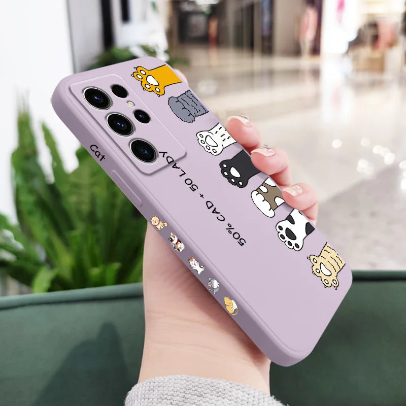 Cat Litter Phone Case For Samsung