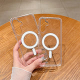 Magnetic Clear Acrylic Case For Samsung