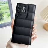 Candy Color Soft Down Jacket Case For Samsung Galaxy
