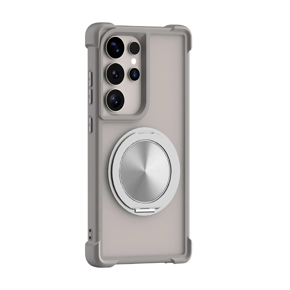 Military Armor Rotating Magnetic Stand Phone Case For Samsung