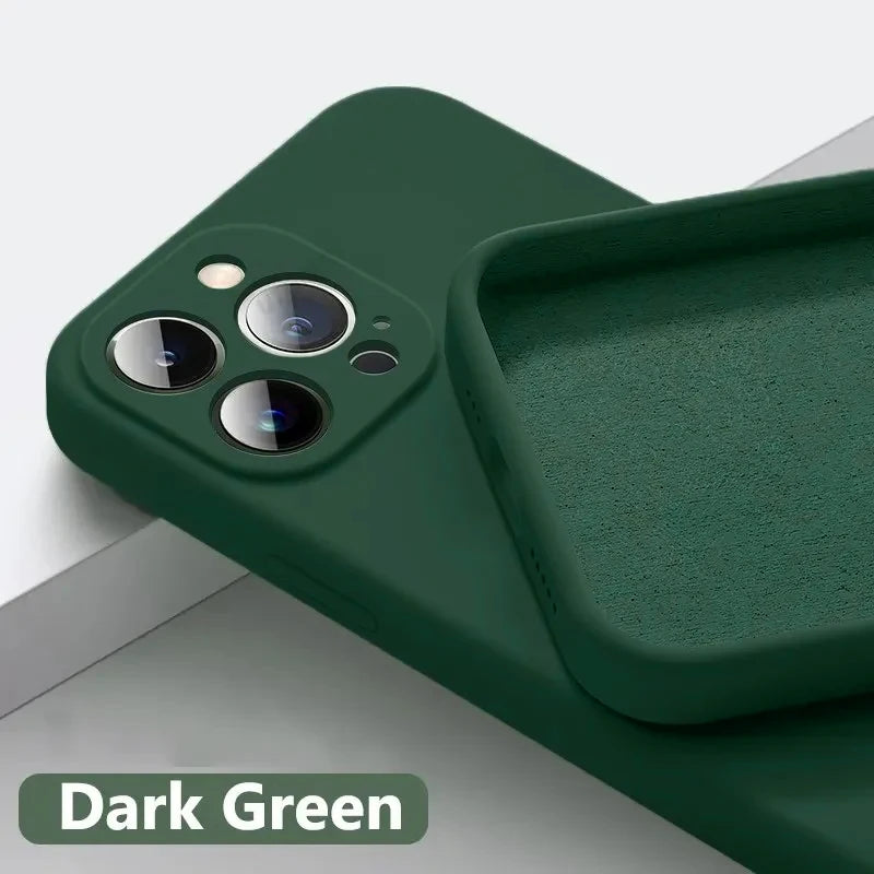 New Silicone Solid Color Fall and Collision Protection Case For IPhone
