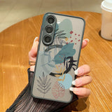 Magnetic For Magsafe Butterfly Flower Case For Samsung