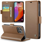 Luxury Business Leather Wallet Flip Case for Iphone