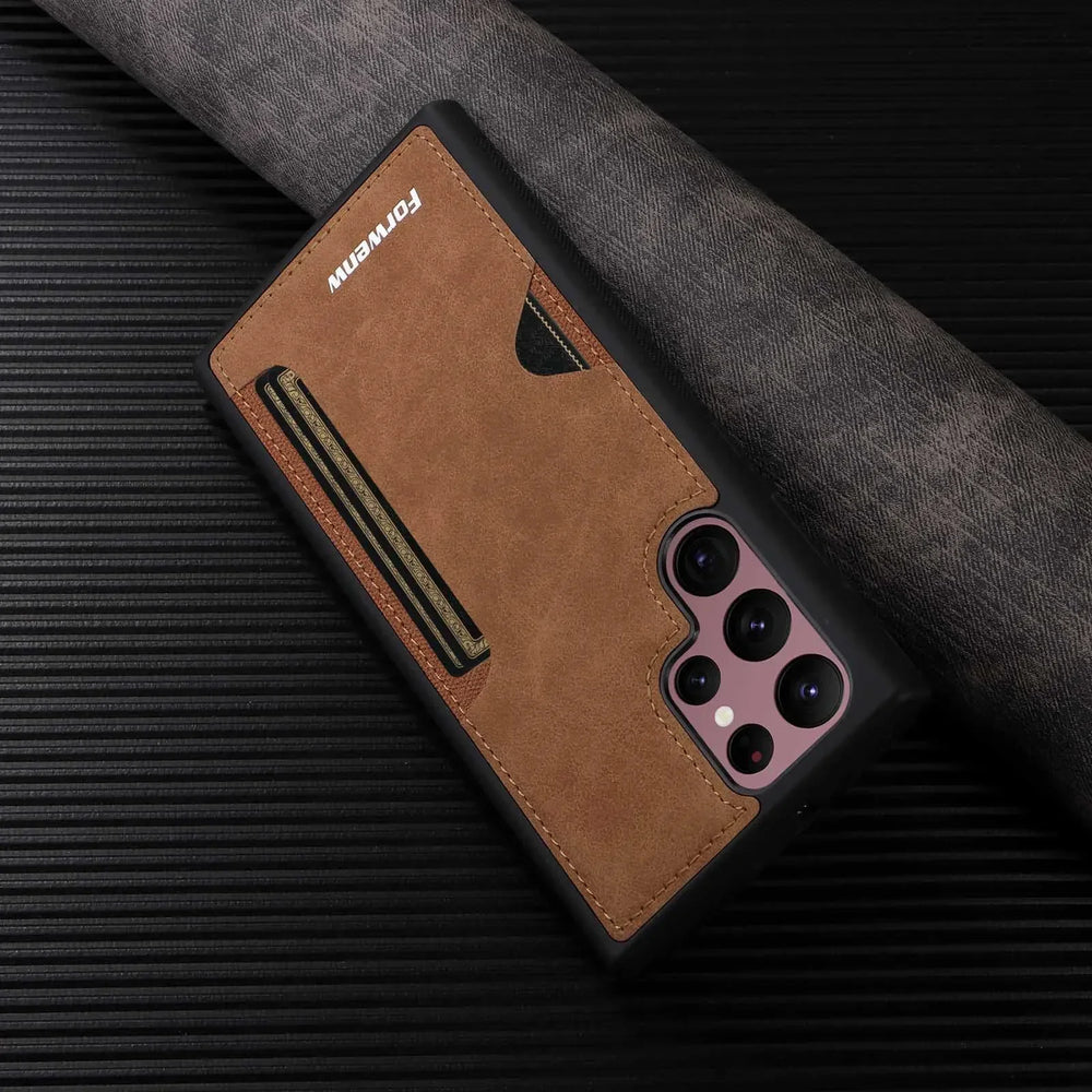 Retro LeatherCover Solt Case for Samsung Galaxy