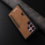 Retro LeatherCover Solt Case for Samsung Galaxy