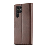 Business Leather + Flip Wallet Card Holder Case for Samsung Galaxy