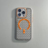 Ultrathin Frosted Geometric Elements MagSafe Case For iPhone