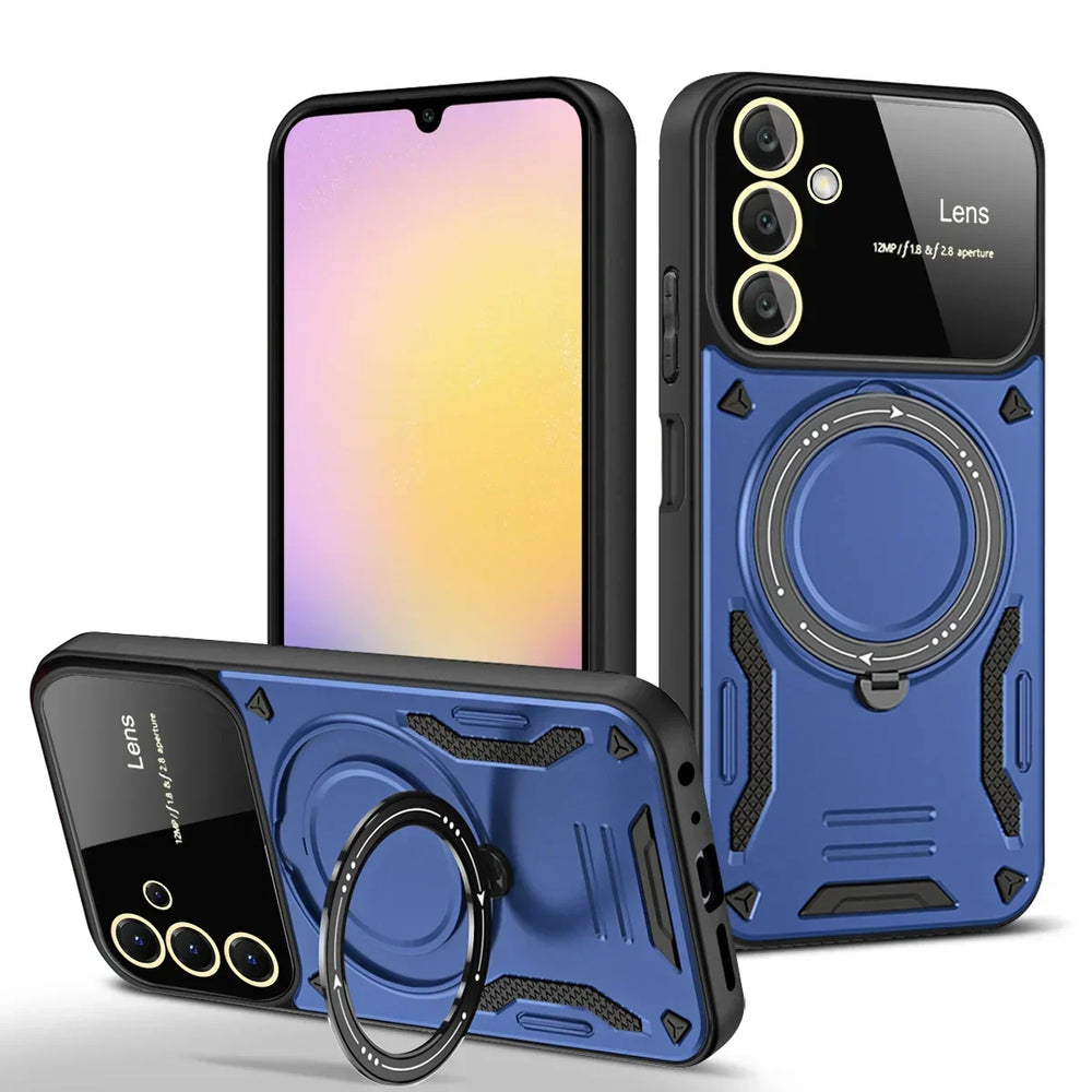 Shockproof Magnetic Ring Stand Armor Case For Samsung