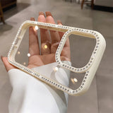 Luxury Bling Rhinestone Diamond Transparent Case For iPhone