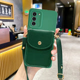 Crossbody Card Slot Bag Holder Case For Samsung Galaxy
