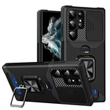Wallet Ring Holder Armor Kickstand case Samsung